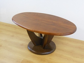 table basse ovale